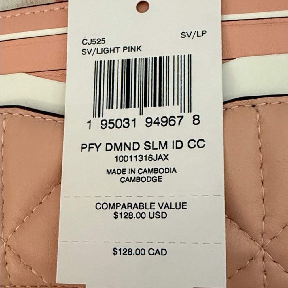 Coach Pink Card Holder - Picture 2 of 3